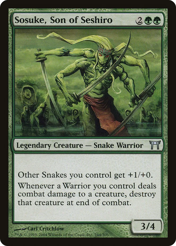 Sosuke, Son of Seshiro from Champions of Kamigawa - Magic: The Gathering