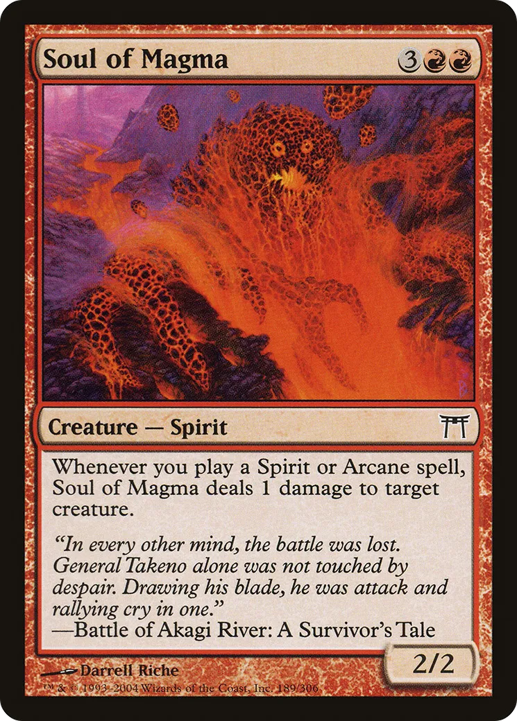 Soul of Magma — Champions of Kamigawa — Magic: The Gathering