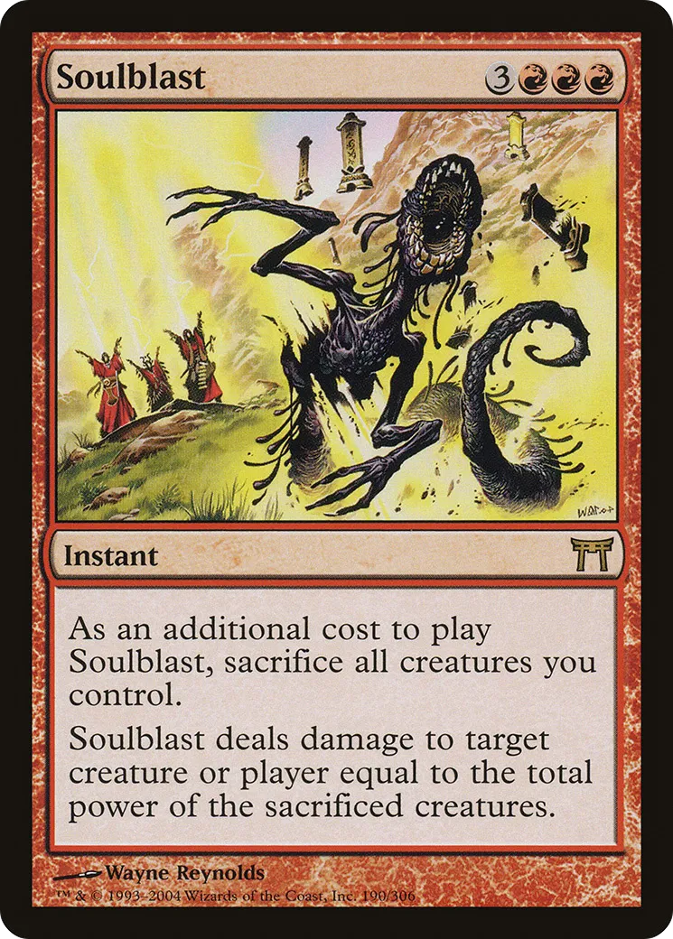 Soulblast — Champions of Kamigawa — Magic: The Gathering