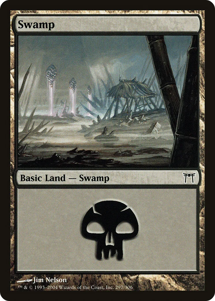 Swamp — Champions of Kamigawa — Magic: The Gathering