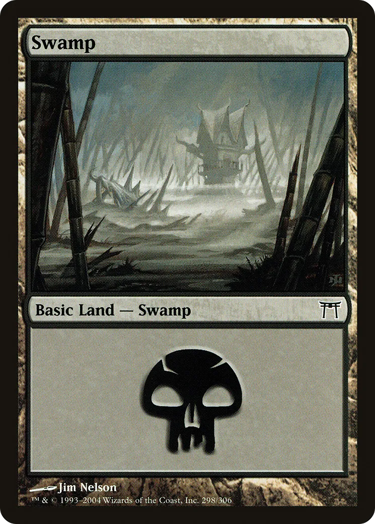 Swamp — Champions of Kamigawa — Magic: The Gathering