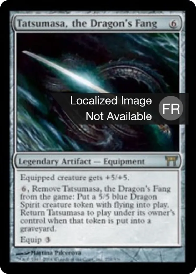 Tatsumasa, le croc du dragon — Champions of Kamigawa — Magic: The Gathering