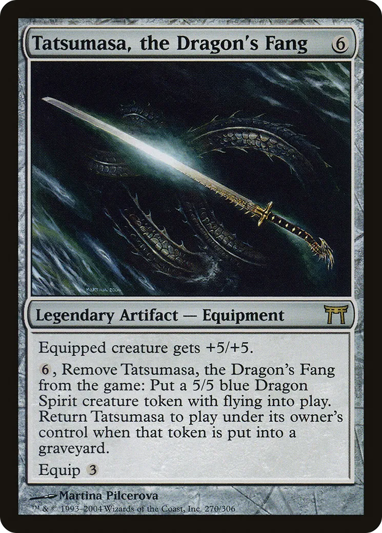 Tatsumasa, the Dragon's Fang — Champions of Kamigawa — Magic: The Gathering