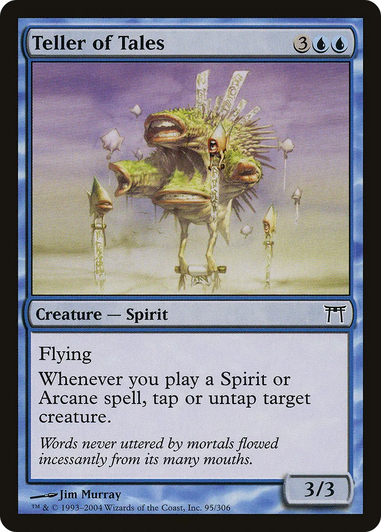 Teller of Tales — Champions of Kamigawa — Magic: The Gathering