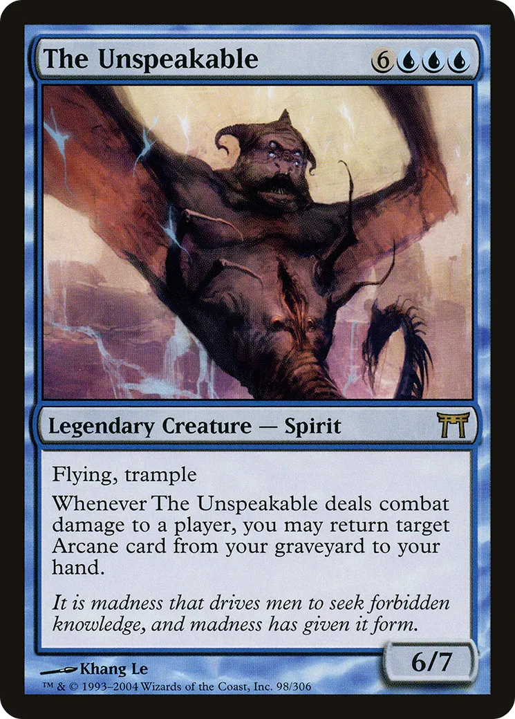 The Unspeakable — Champions of Kamigawa — Magic: The Gathering