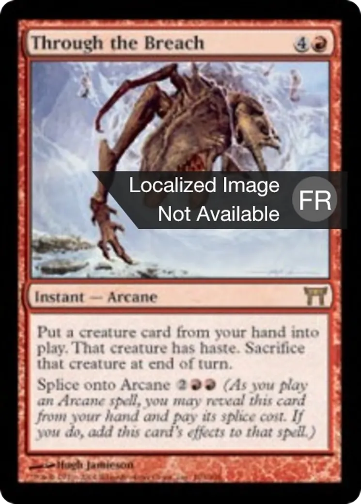 Dans la brèche — Champions of Kamigawa — Magic: The Gathering