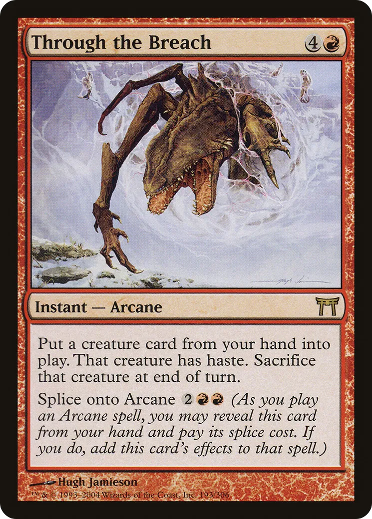 Through the Breach — Champions of Kamigawa — Magic: The Gathering