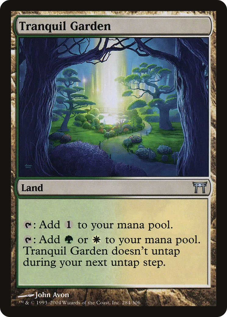 Jardin tranquille — Champions of Kamigawa — Magic: The Gathering