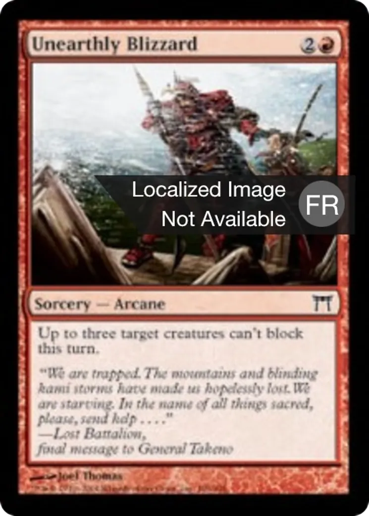 Blizzard surnaturel — Champions of Kamigawa — Magic: The Gathering