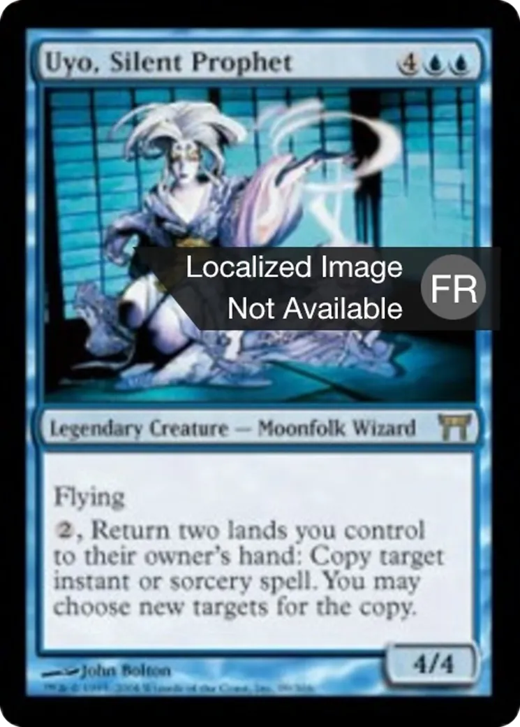 Uyo, prophétesse silencieuse — Champions of Kamigawa — Magic: The Gathering