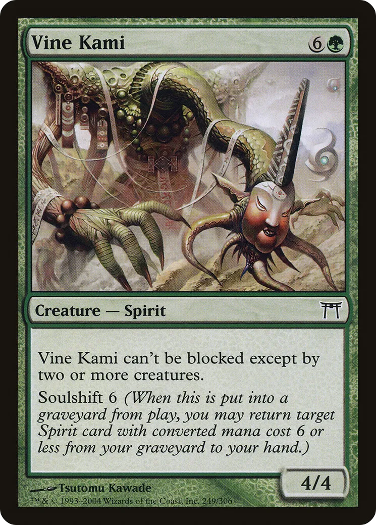 Vine Kami from Champions of Kamigawa - Magic: The Gathering