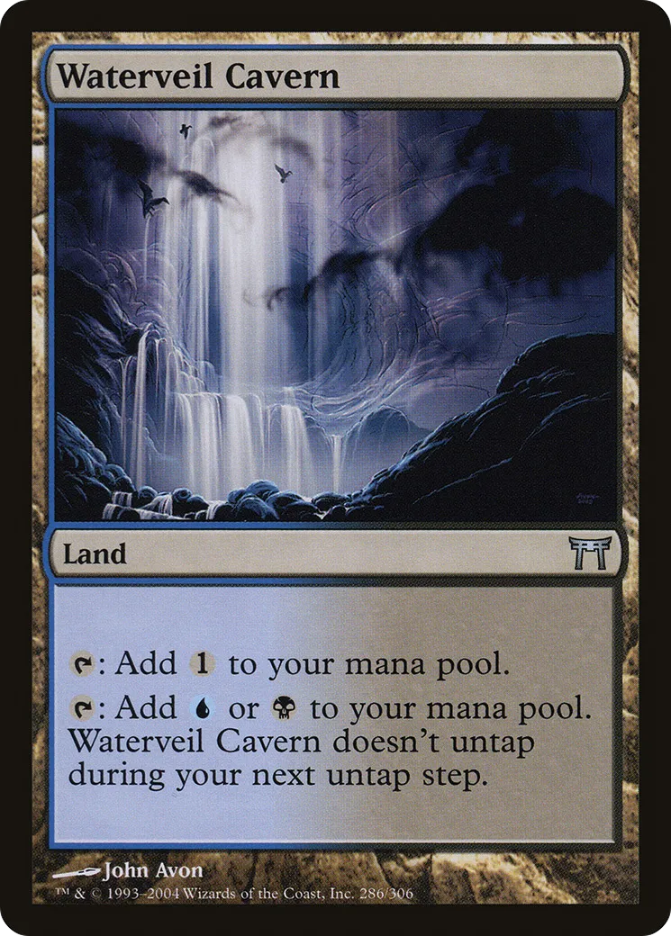 Waterveil Cavern — Champions of Kamigawa — Magic: The Gathering