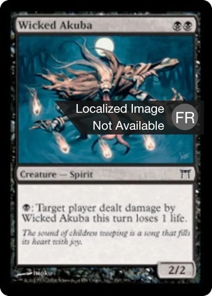 Akuba pernicieuse — Champions of Kamigawa — Magic: The Gathering