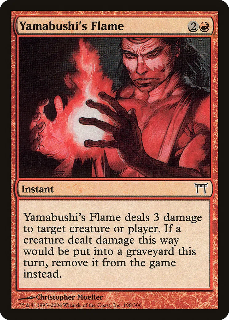 Yamabushi's Flame — Champions of Kamigawa — Magic: The Gathering