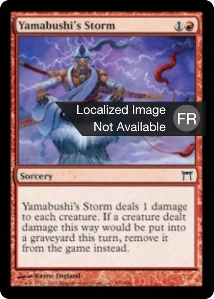 Tempête du yamabushi — Champions of Kamigawa — Magic: The Gathering