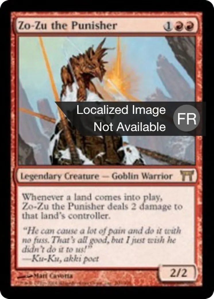 Zo-Zu le châtieur — Champions of Kamigawa — Magic: The Gathering