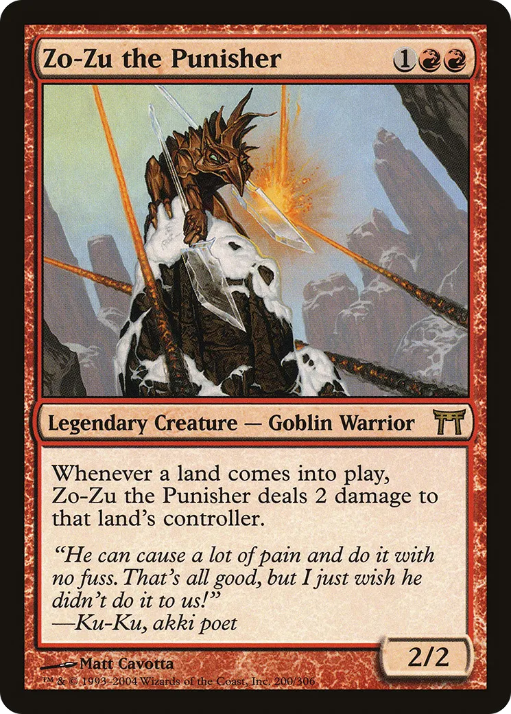 Zo-Zu le châtieur — Champions of Kamigawa — Magic: The Gathering