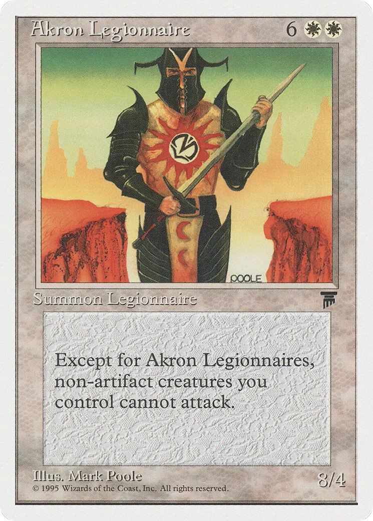 Légionnaire d'Akron — Chronicles — Magic: The Gathering