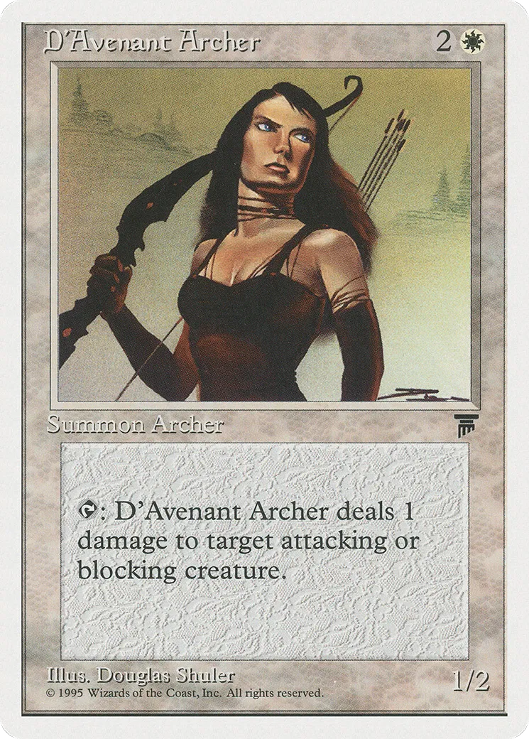 D'Avenant Archer — Chronicles — Magic: The Gathering
