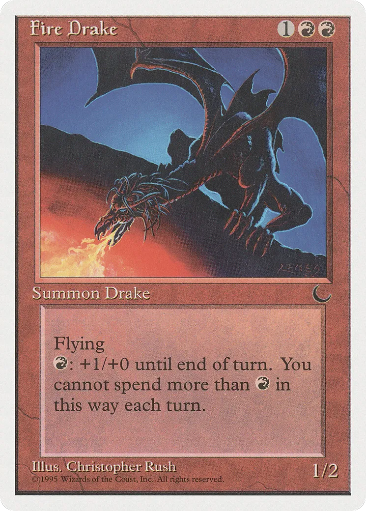 Fire Drake — Chronicles — Magic: The Gathering