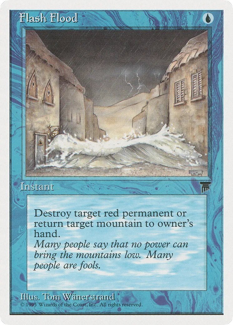 Flash Flood — Chronicles — Magic: The Gathering