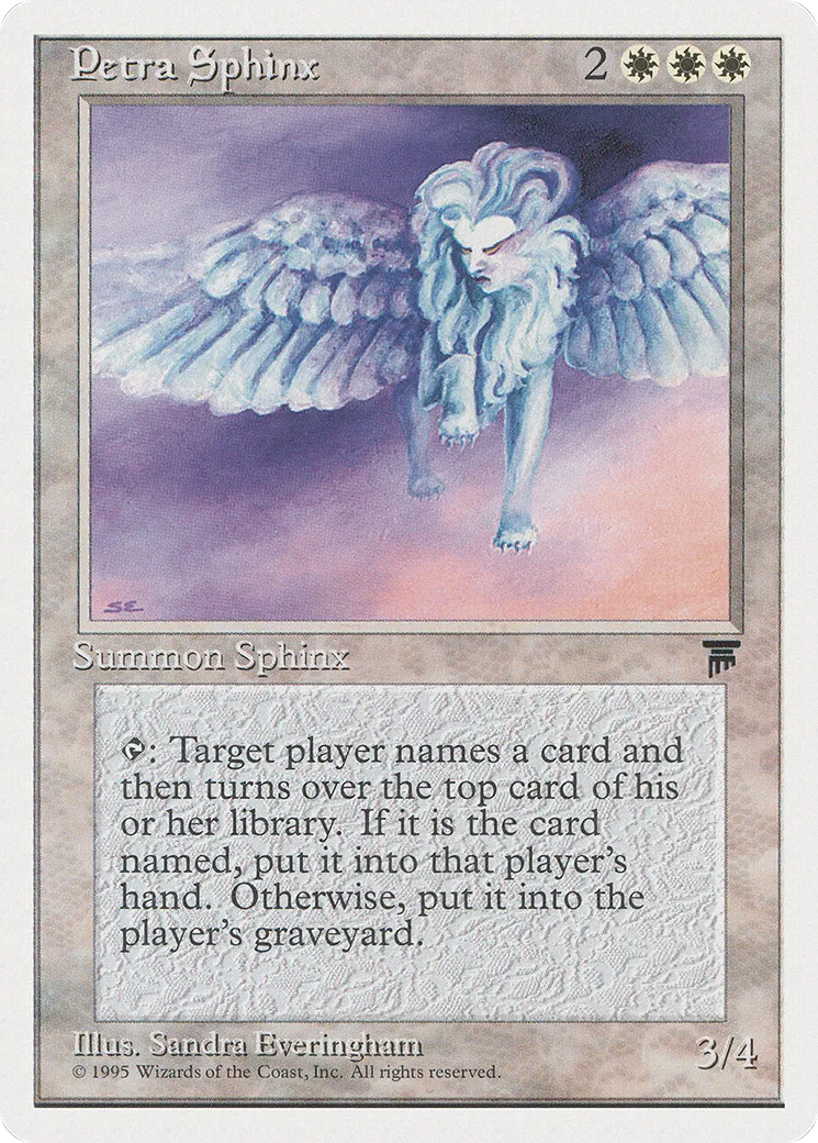 Petra Sphinx — Chronicles — Magic: The Gathering