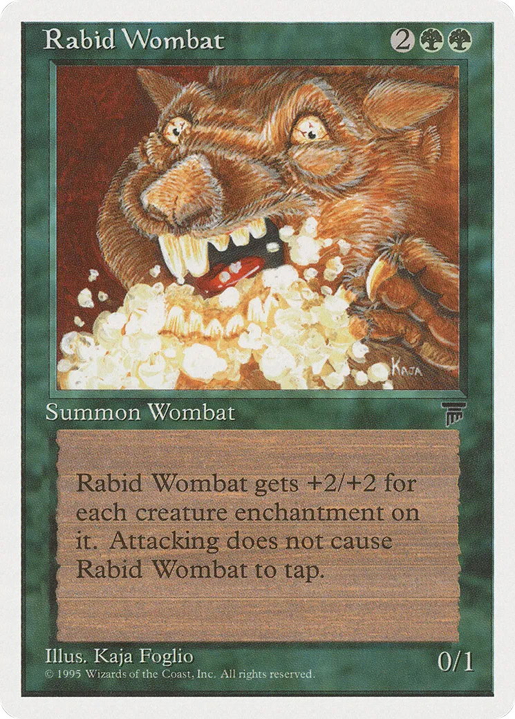 Wombat enragé — Chronicles — Magic: The Gathering