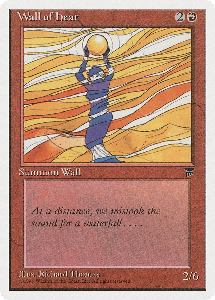 Wall of Heat — Chronicles — Magic: The Gathering