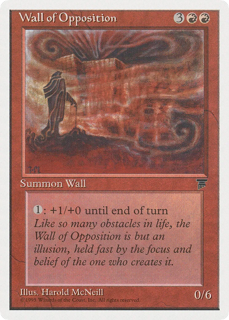 Wall of Opposition — Chronicles — Magic: The Gathering