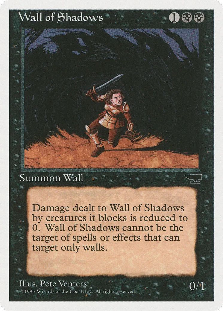 Wall of Shadows — Chronicles — Magic: The Gathering