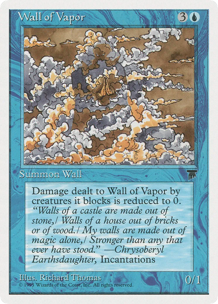 Wall of Vapor — Chronicles — Magic: The Gathering