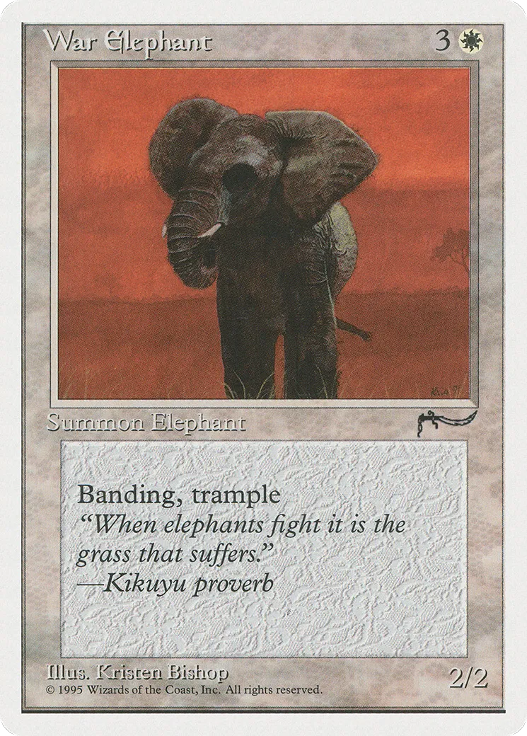 War Elephant — Chronicles — Magic: The Gathering