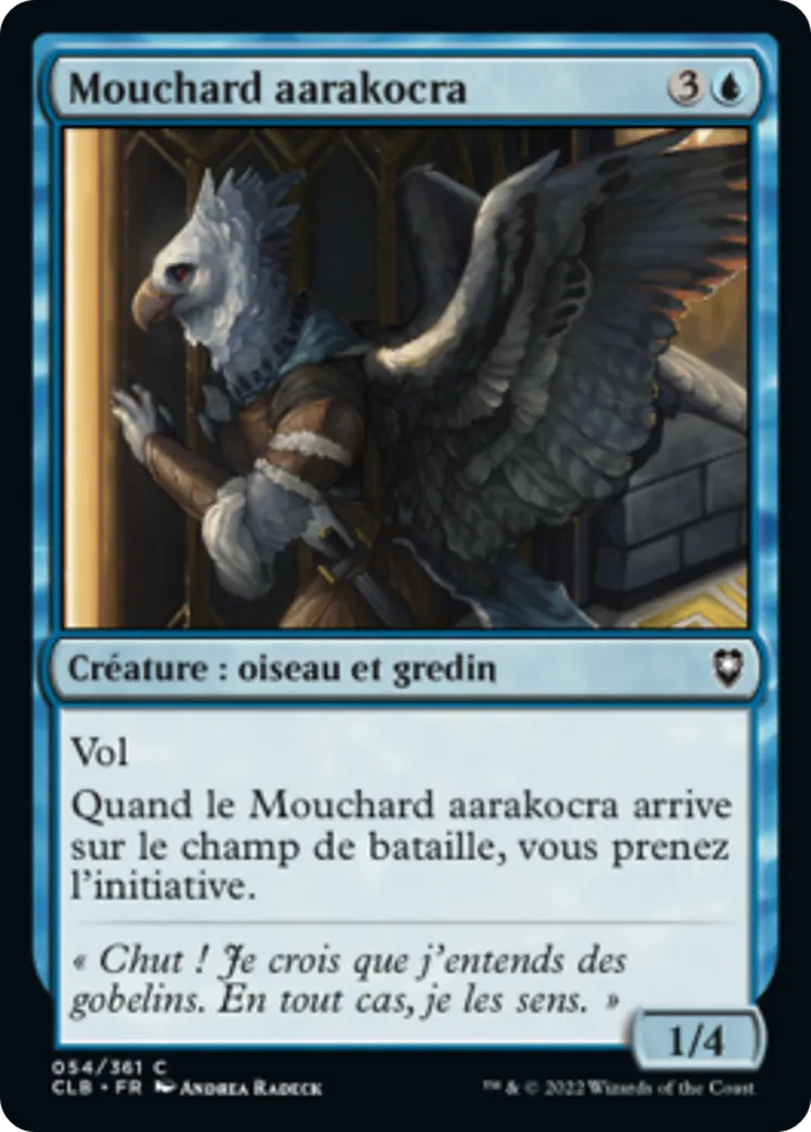 Mouchard aarakocra — Commander Legends: Battle for Baldur's Gate — Magic: The Gathering