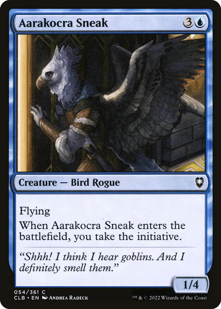 Aarakocra Sneak — Commander Legends: Battle for Baldur's Gate — Magic: The Gathering
