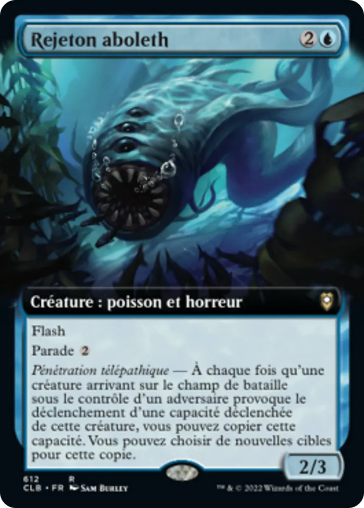 Rejeton aboleth — Commander Legends: Battle for Baldur's Gate — Magic: The Gathering