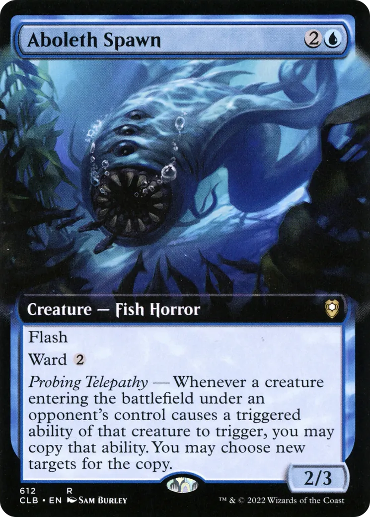 Aboleth Spawn — Commander Legends: Battle for Baldur's Gate — Magic: The Gathering