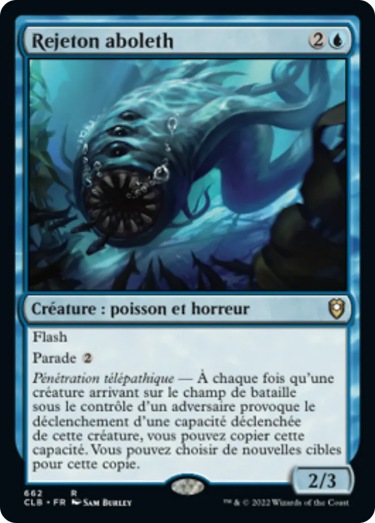 Rejeton aboleth — Commander Legends: Battle for Baldur's Gate — Magic: The Gathering