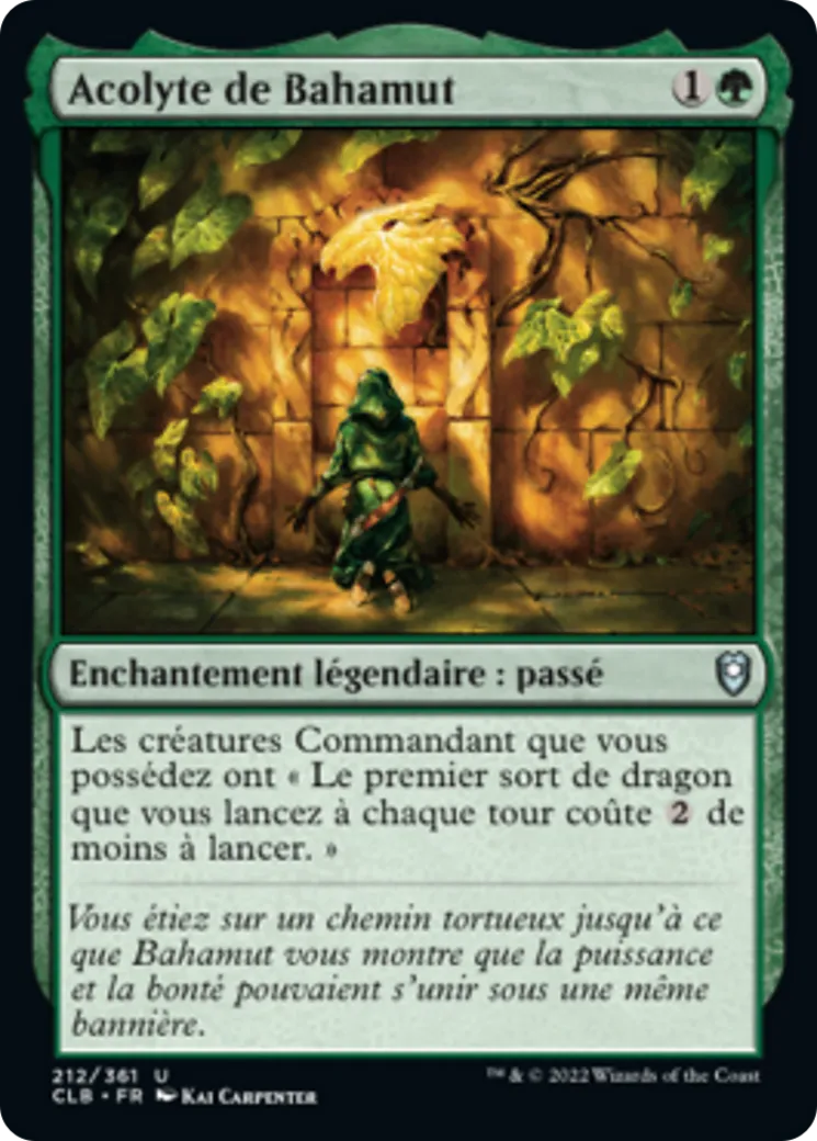 Acolyte de Bahamut — Commander Legends: Battle for Baldur's Gate — Magic: The Gathering