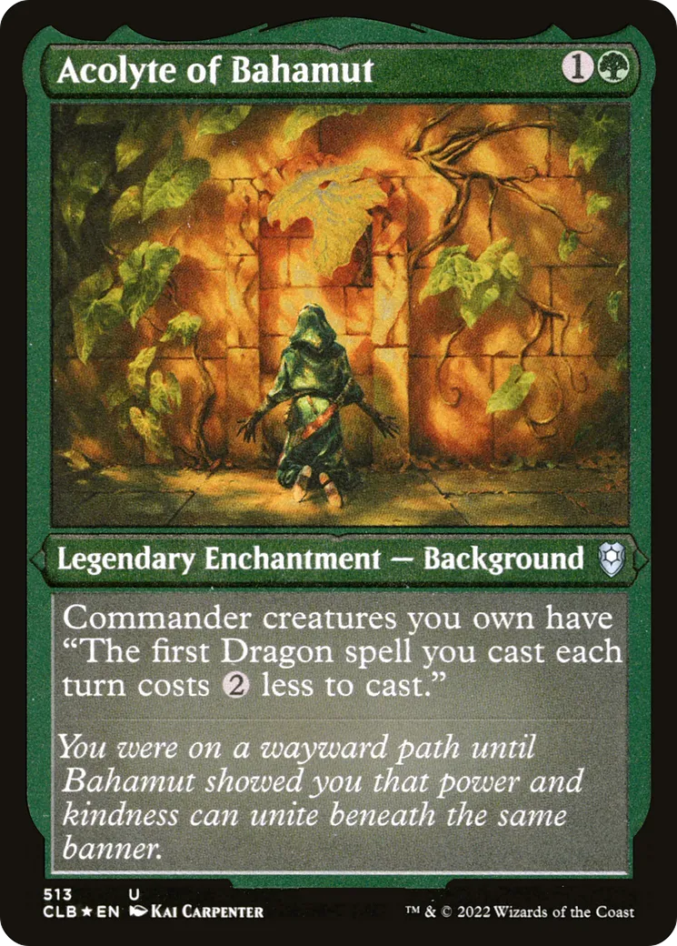 Acolyte de Bahamut — Commander Legends: Battle for Baldur's Gate — Magic: The Gathering