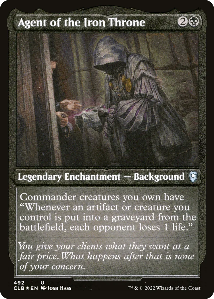 Agent du Trône de fer — Commander Legends: Battle for Baldur's Gate — Magic: The Gathering