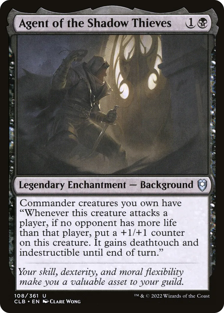 Agent of the Shadow Thieves — Commander Legends: Battle for Baldur's Gate — Magic: The Gathering