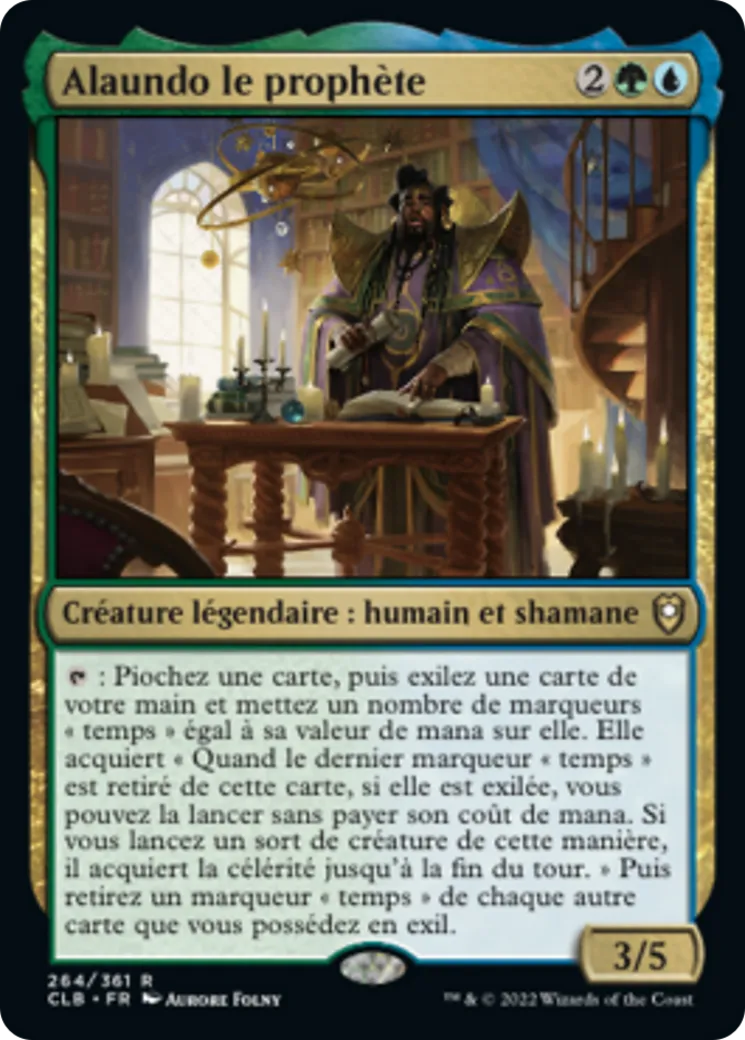 Alaundo le prophète from Commander Legends: Battle for Baldur's Gate - Magic: The Gathering
