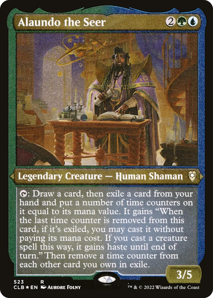 Alaundo the Seer — Commander Legends: Battle for Baldur's Gate — Magic: The Gathering