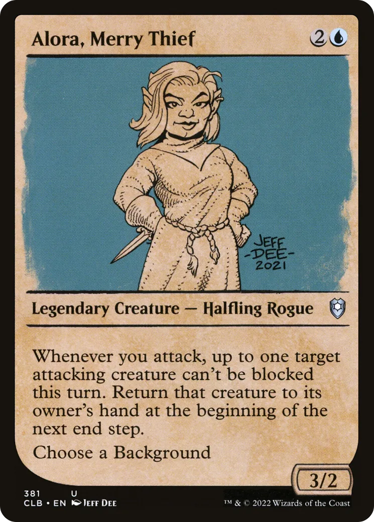 Alora, Merry Thief — Commander Legends: Battle for Baldur's Gate — Magic: The Gathering