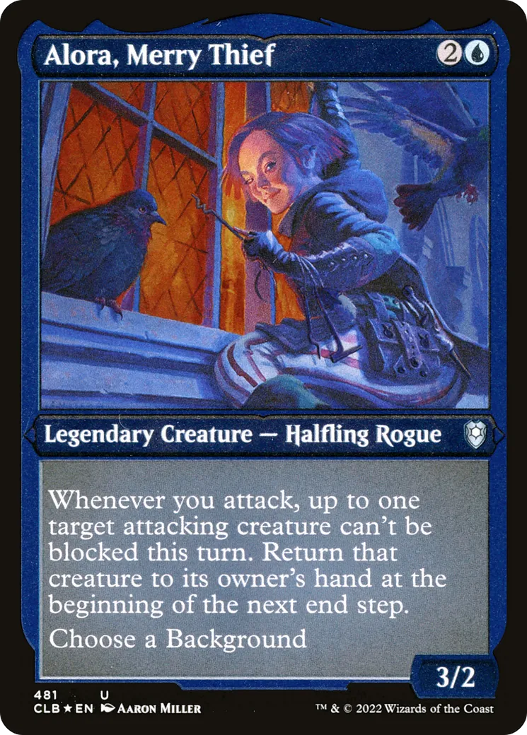 Alora, voleuse joyeuse — Commander Legends: Battle for Baldur's Gate — Magic: The Gathering