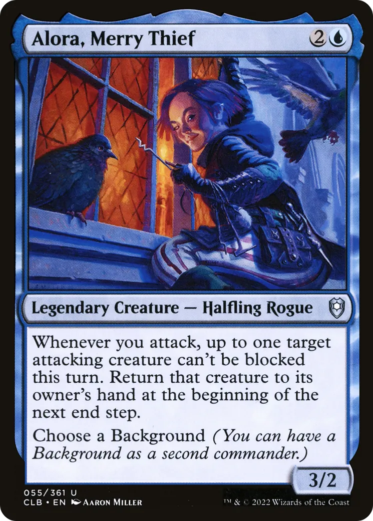 Alora, Merry Thief — Commander Legends: Battle for Baldur's Gate — Magic: The Gathering