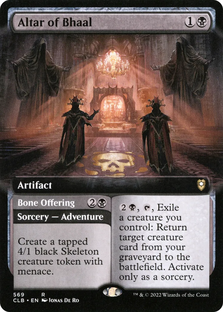 Altar of Bhaal // Bone Offering — Commander Legends: Battle for Baldur's Gate — Magic: The Gathering