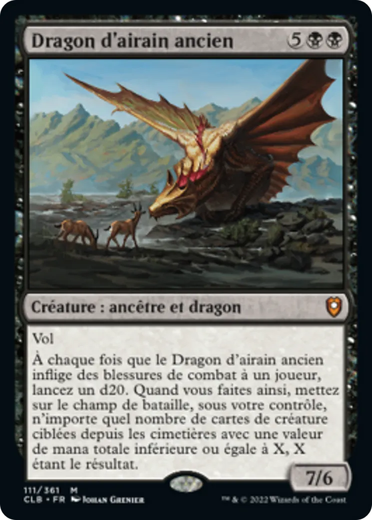 Dragon d'airain ancien from Commander Legends: Battle for Baldur's Gate - Magic: The Gathering