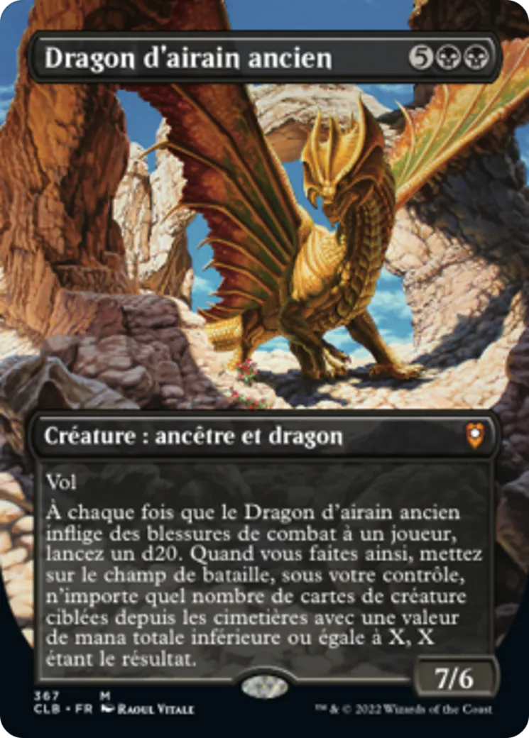 Dragon d'airain ancien — Commander Legends: Battle for Baldur's Gate — Magic: The Gathering