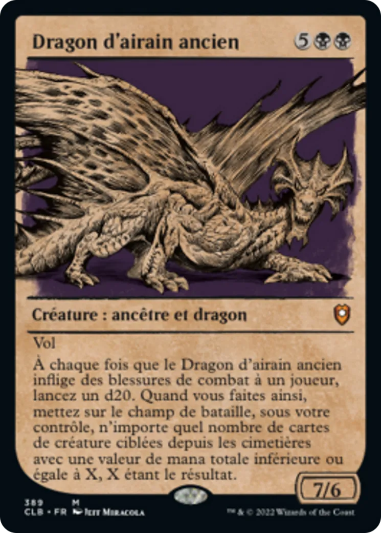 Dragon d'airain ancien from Commander Legends: Battle for Baldur's Gate - Magic: The Gathering